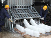 Flujo de trabajo llave en mano de una fábrica de hielo