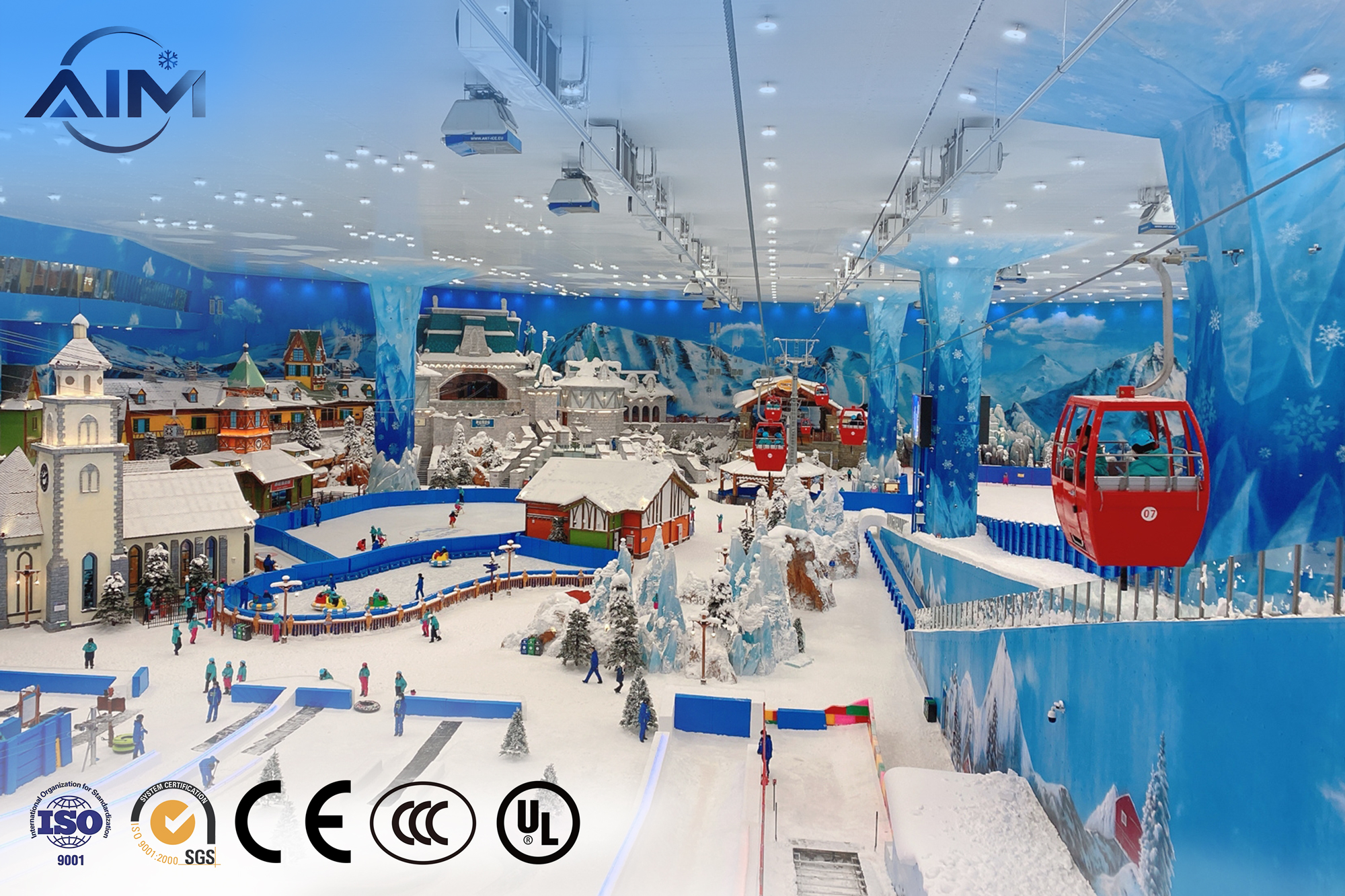Planificación de proyectos de refrigeración y producción de nieve para parques de nieve