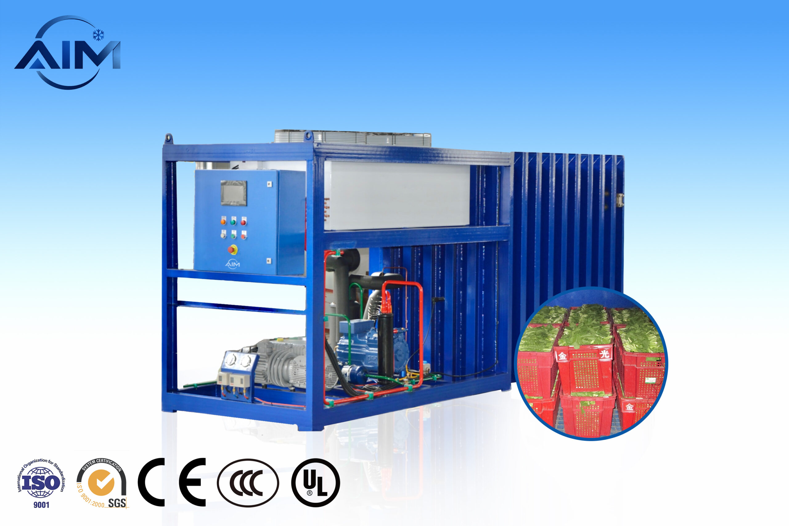 AV-06W enfriador por vacío para productos frescos y preenfriamiento de flores